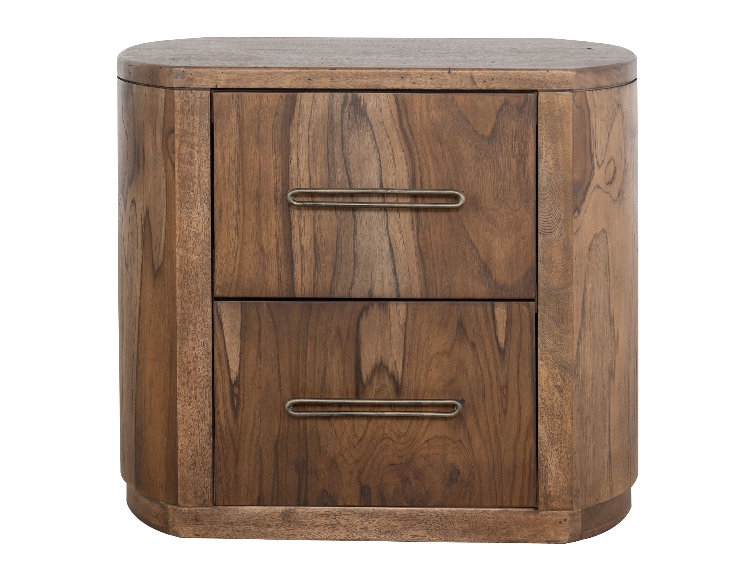 International Furniture Direct Balam - Nightstand - Brown | Meri Furniture