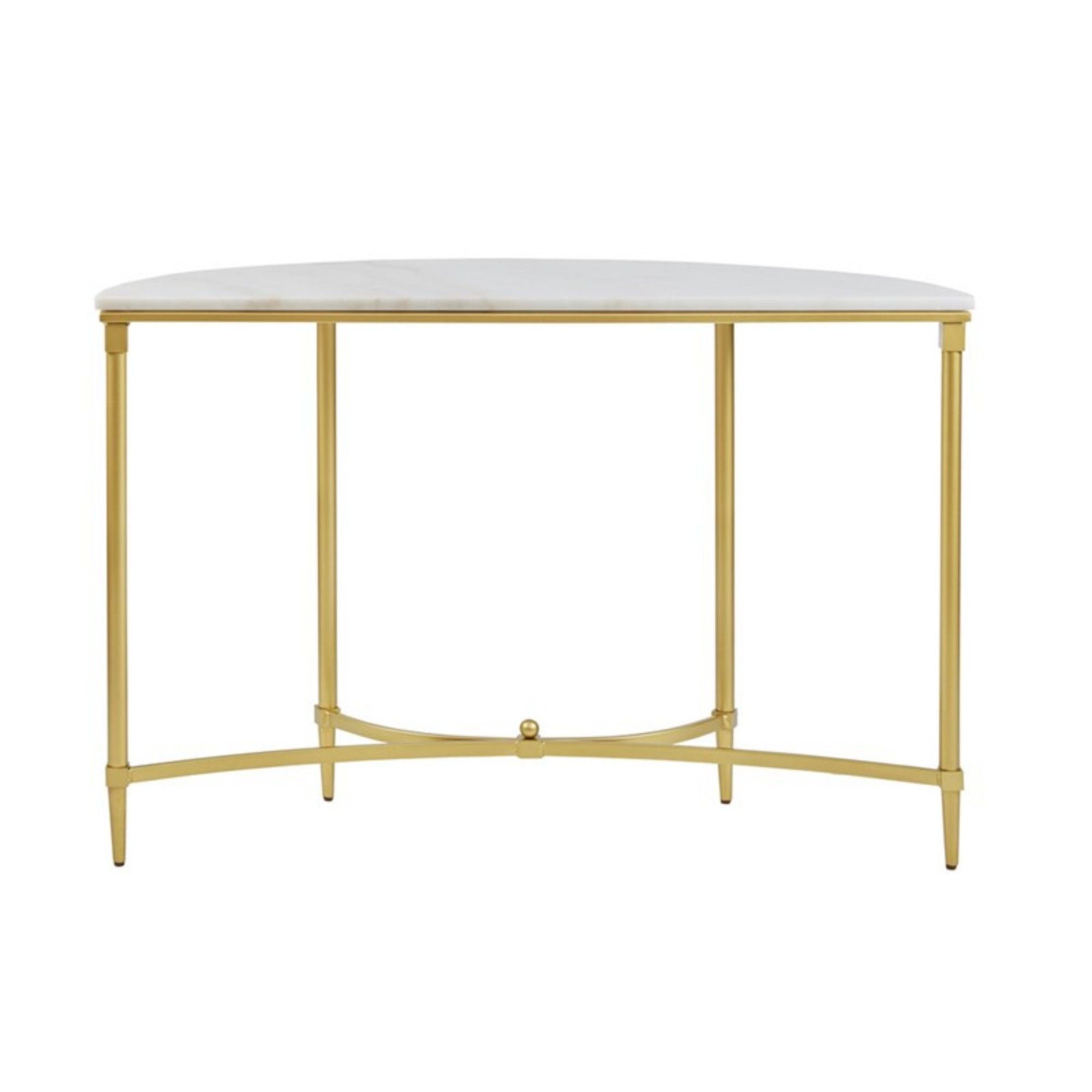 Bordeaux - Console Table - White / Gold