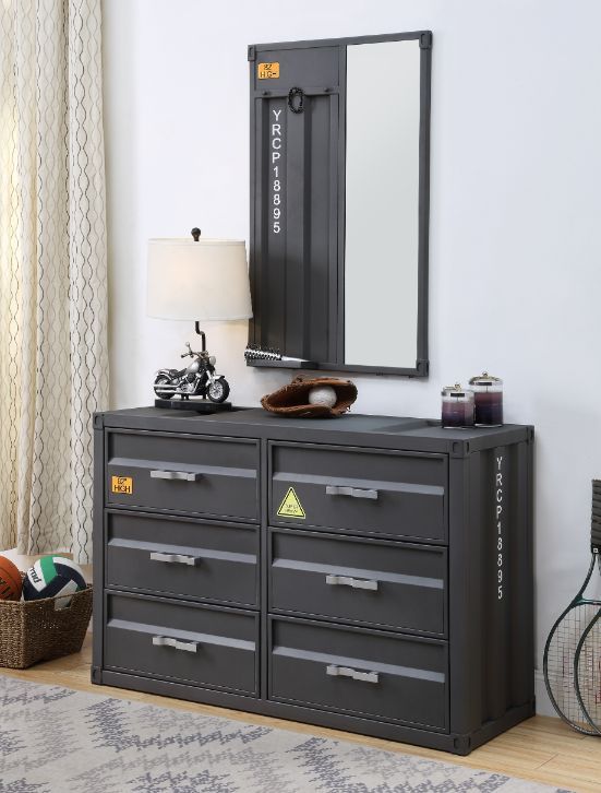 ACME Cargo - Dresser - Gunmetal Finish | Meri Furniture