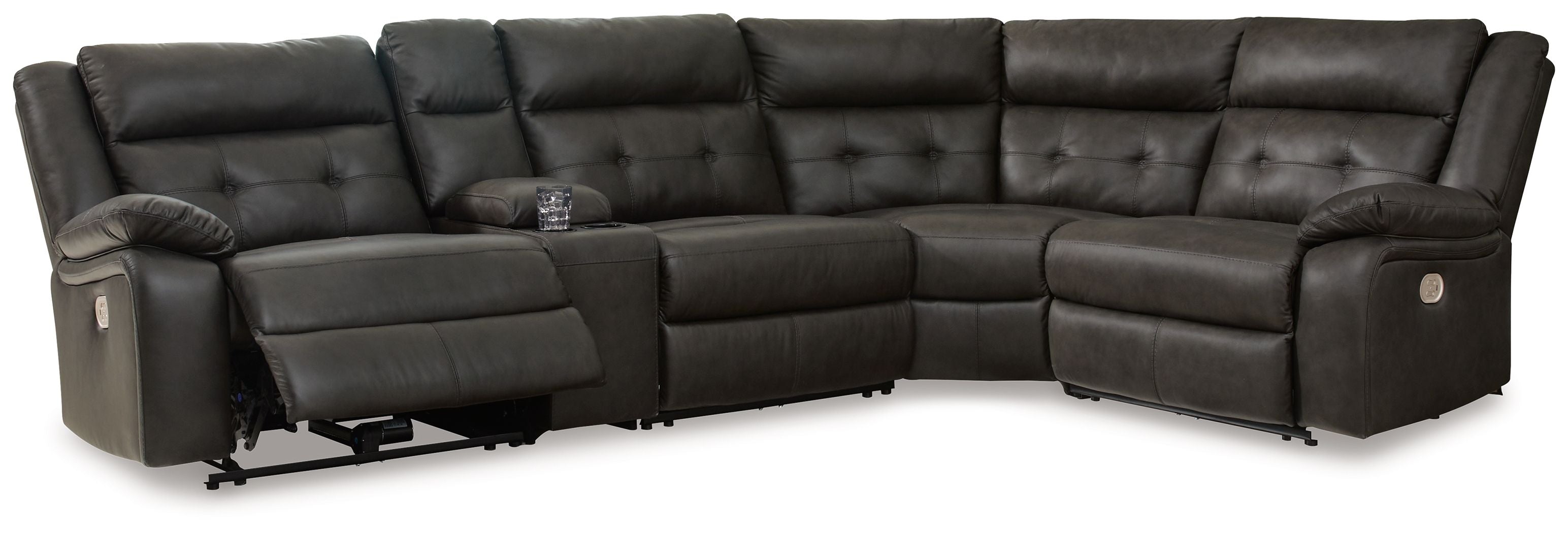 Signature Design by Ashley® Mackie Pike - Power Reclining Sectional | Meri Furniture