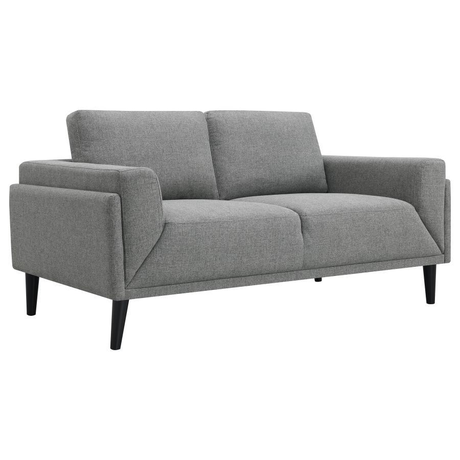 Coaster Fine Furniture Rilynn - Upholstered Track Arm Loveseat | Meri Furniture