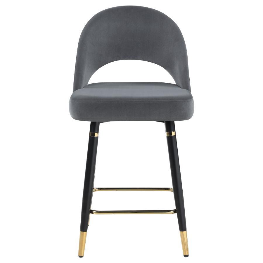 Coaster Fine Furniture Lindsey - Velvet Upholstered Counter Chair (Set of 2) | Meri Furniture