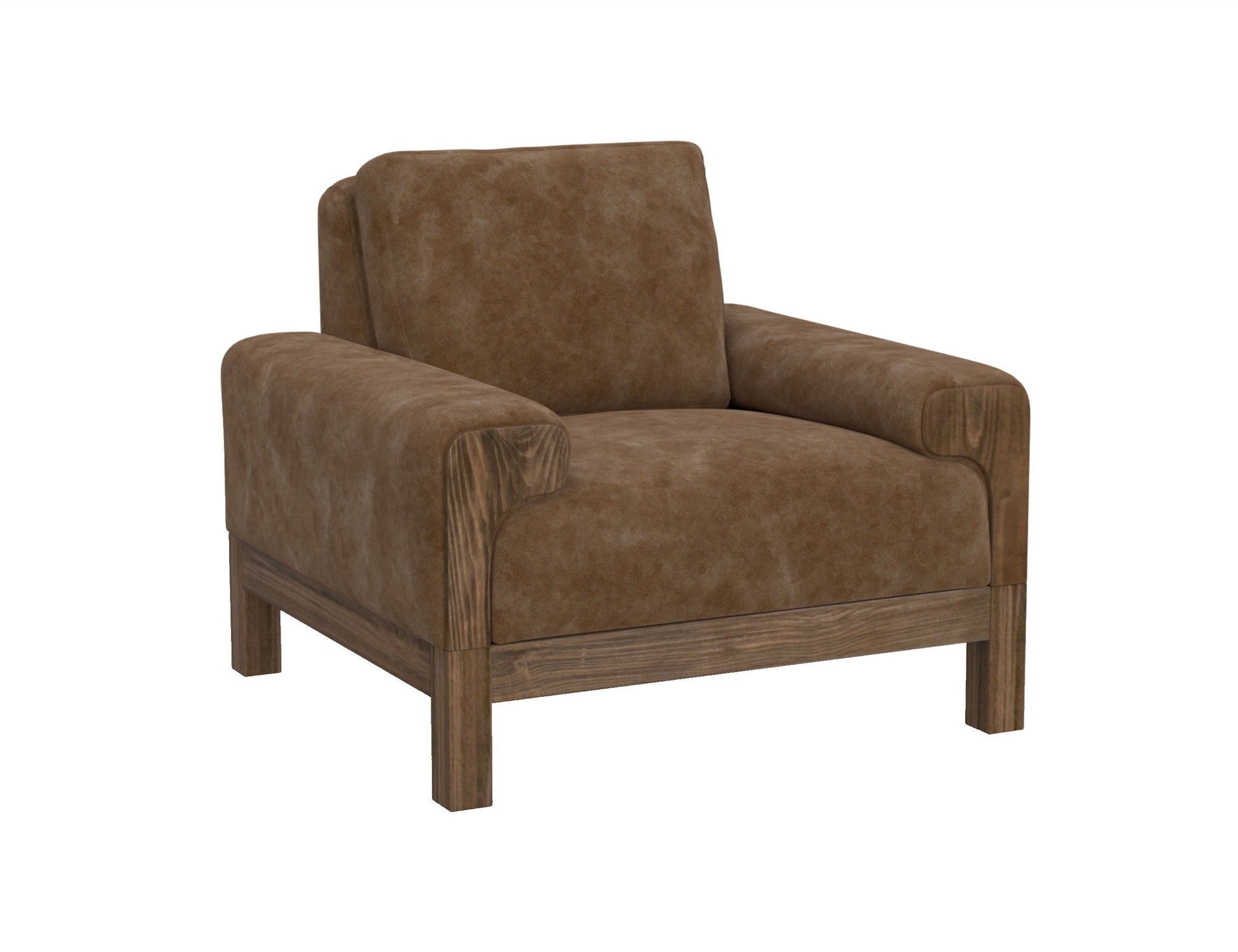 International Furniture Direct Sedona - Armchair - Dark Brown | Meri Furniture
