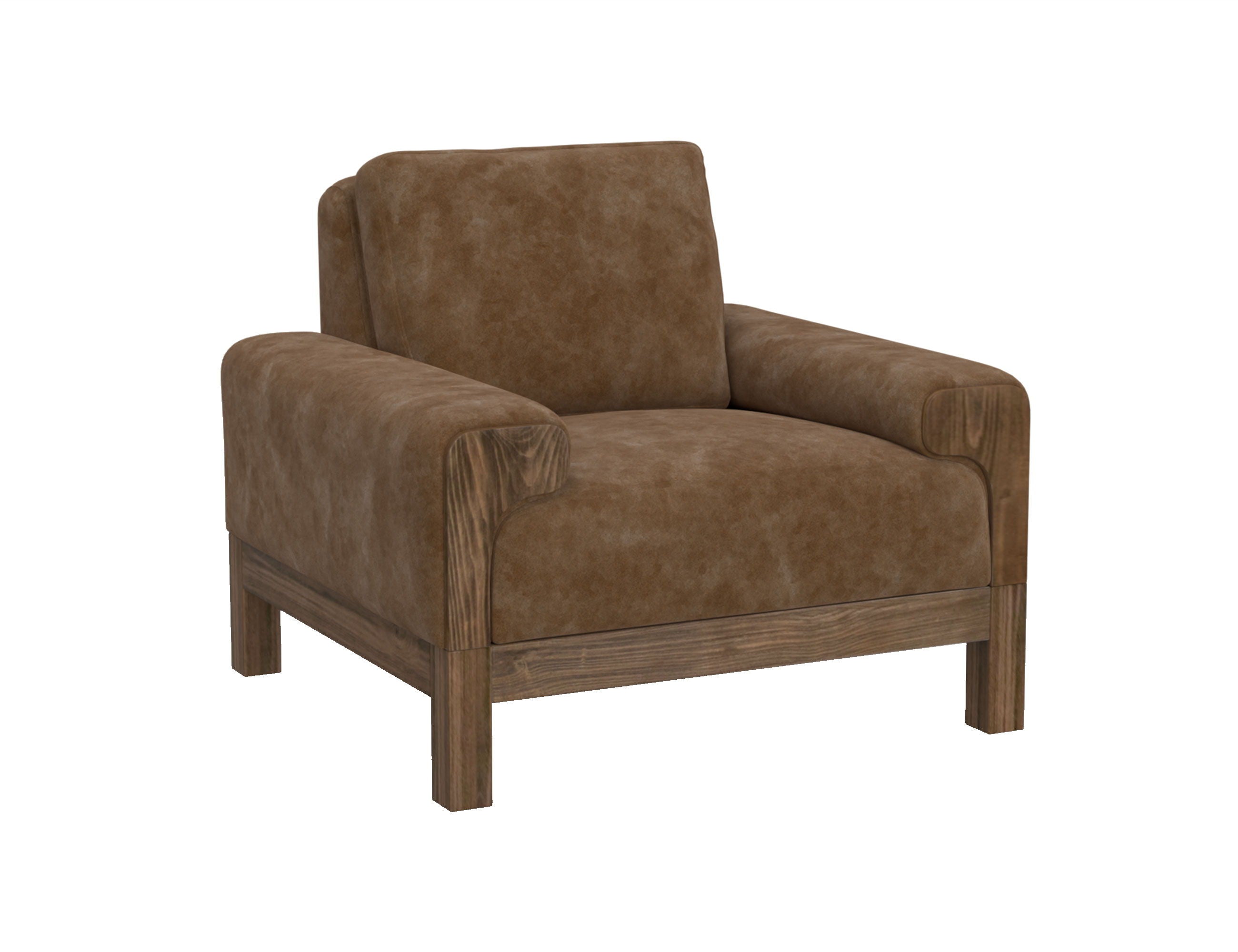 International Furniture Direct Sedona - Armchair - Dark Brown | Meri Furniture