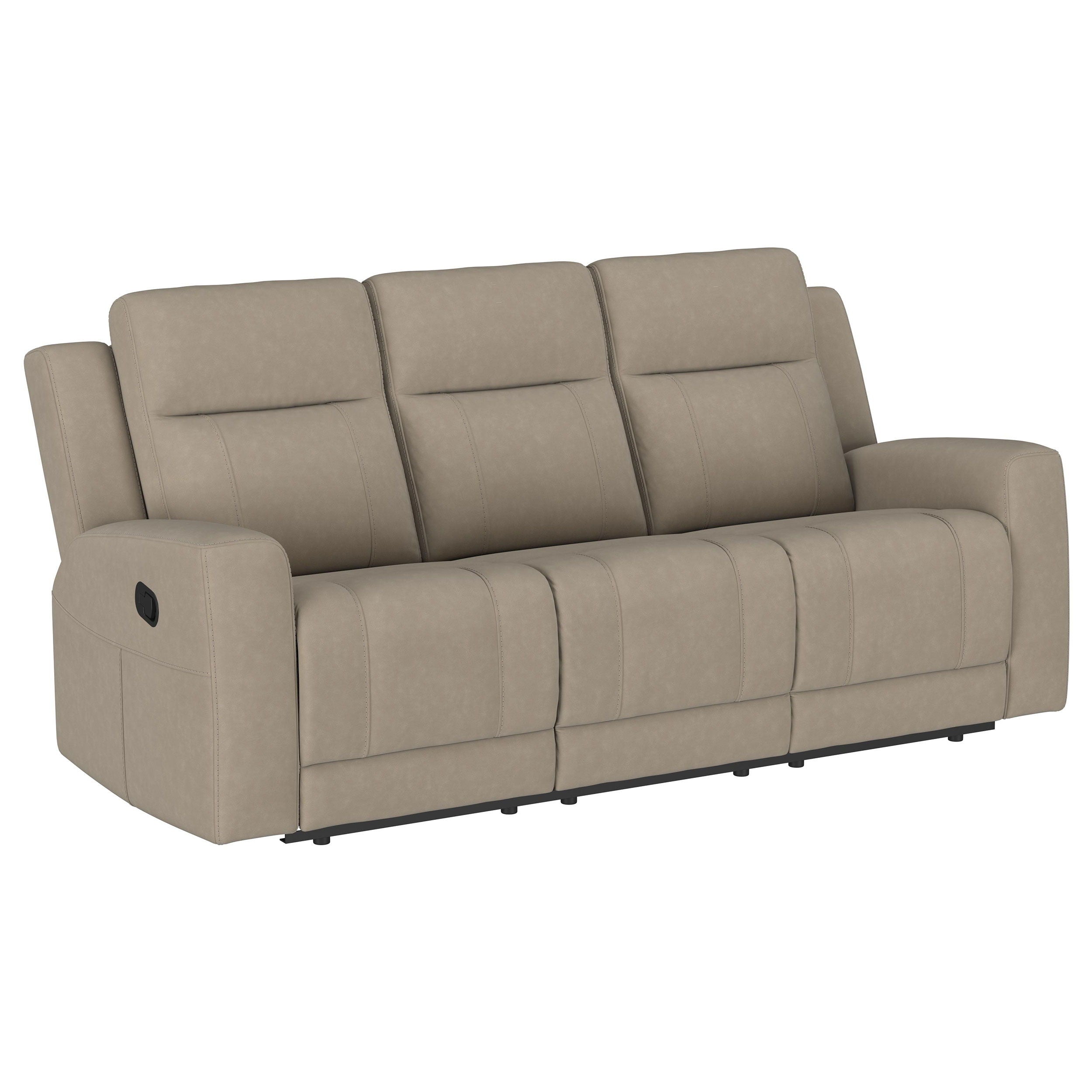 Coaster Fine Furniture Brentwood - Upholstered Motion Reclining Sofa | Meri Furniture