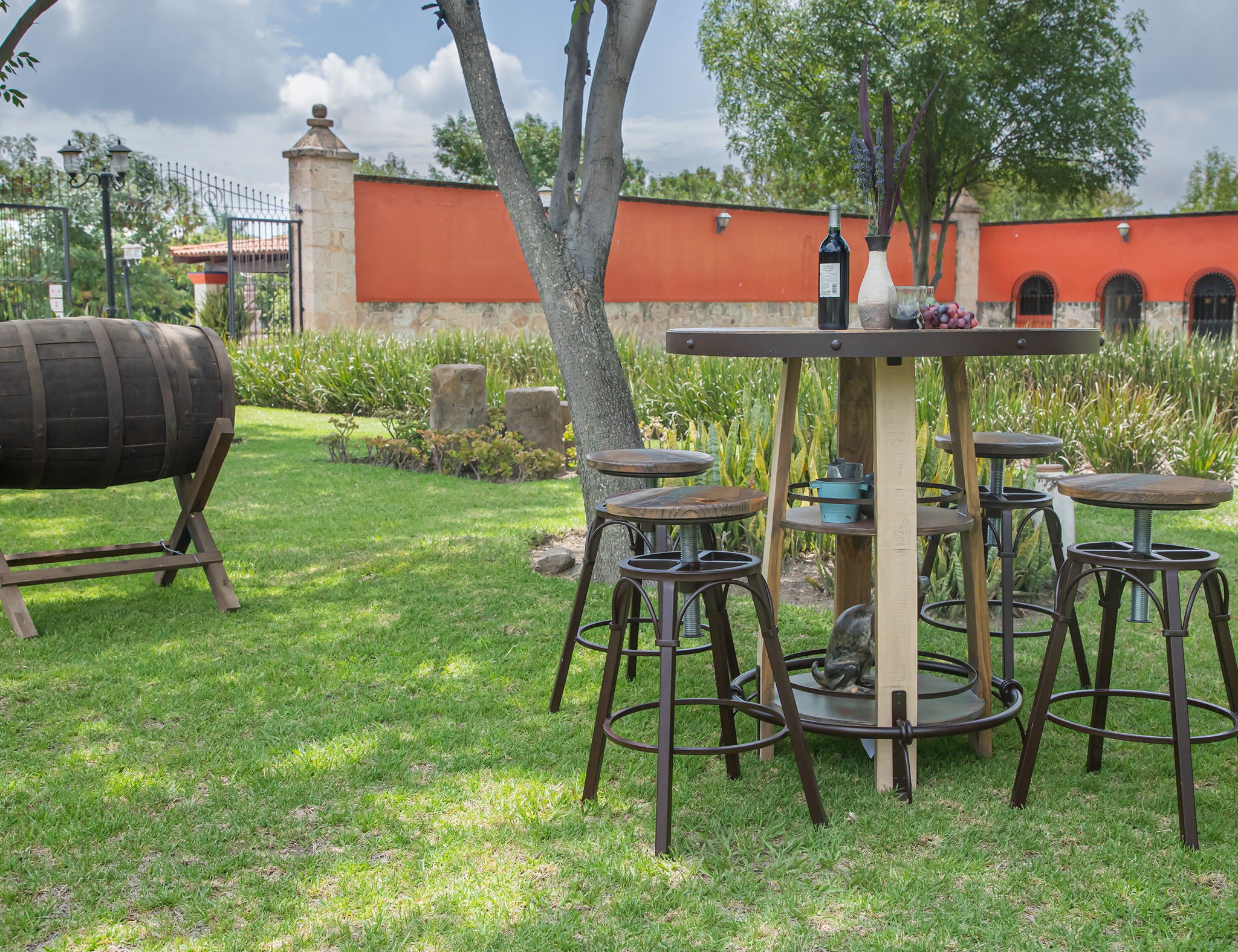 Antique - Bistro Barrel Table