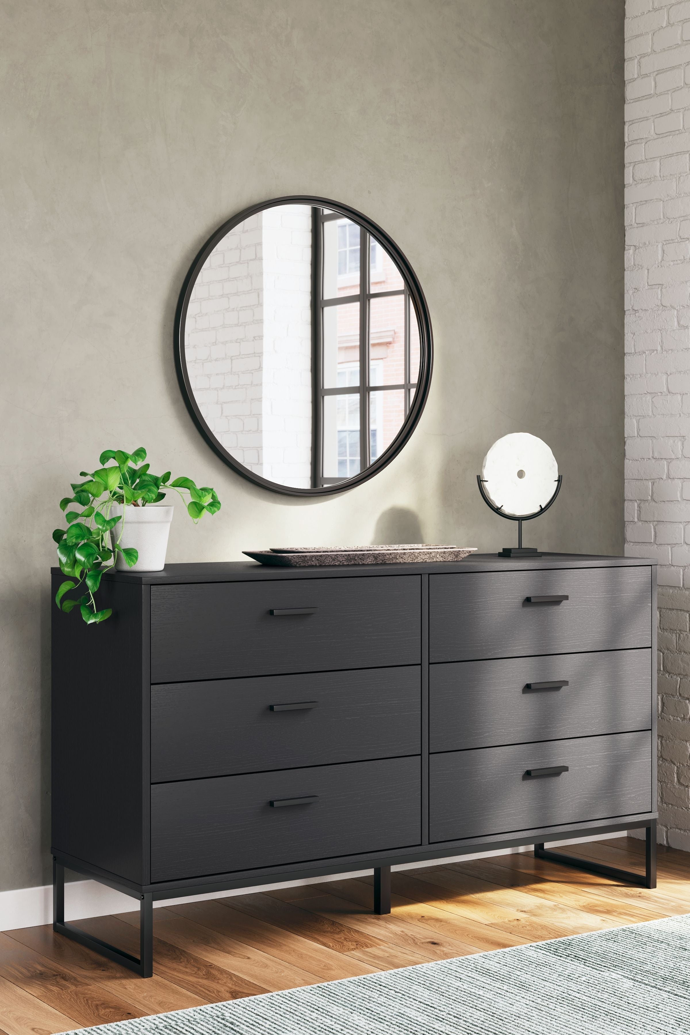 Signature Design by Ashley® Socalle - Six Drawer Dresser | Meri Furniture