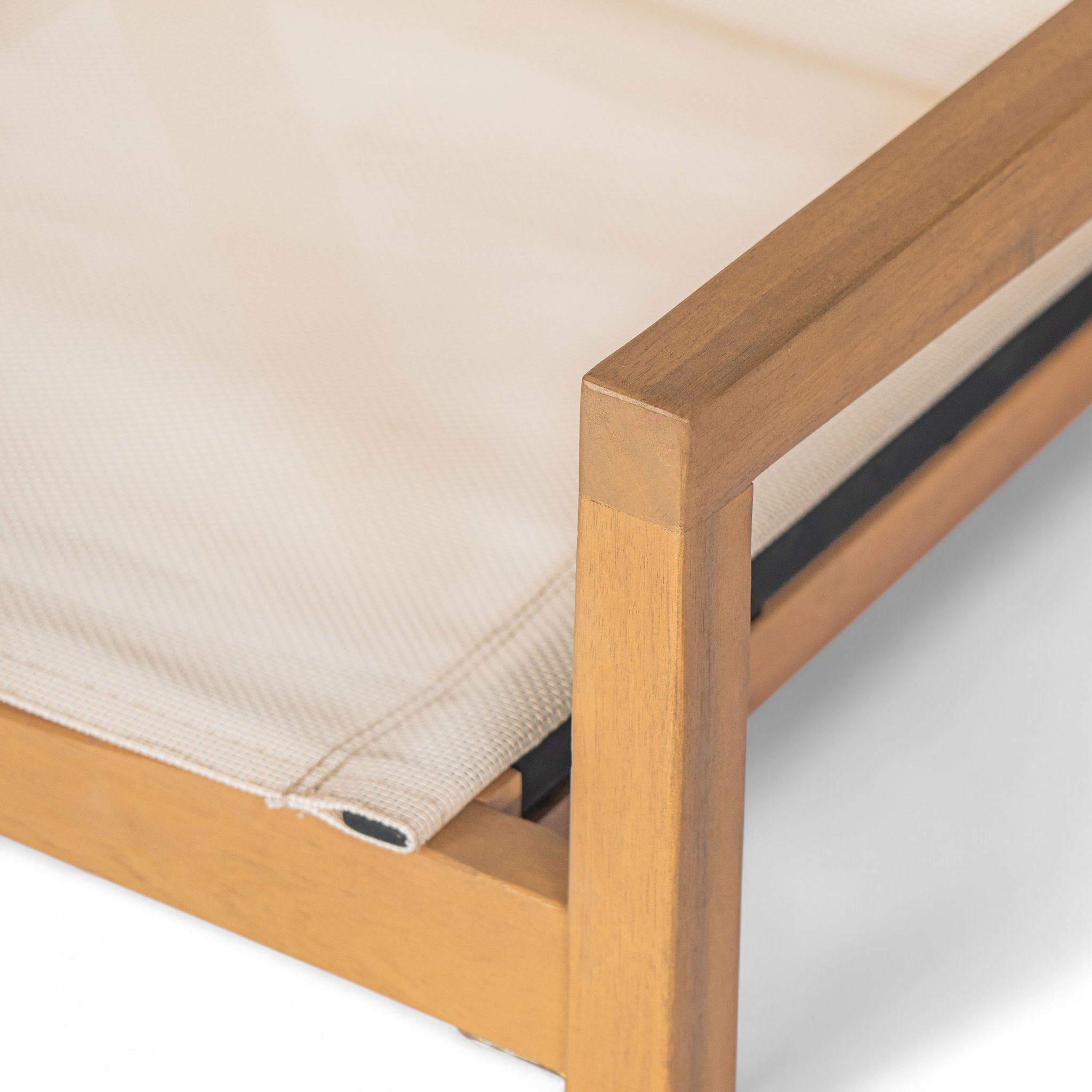 Belfast - Dining Chair With Acacia Wood Frame And Mesh Seating (Set of 2)