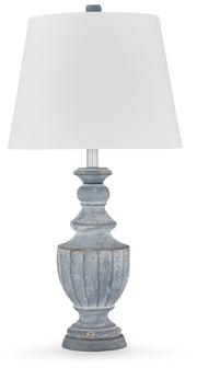 Cylerick - Terracotta Table Lamp - Antique Blue