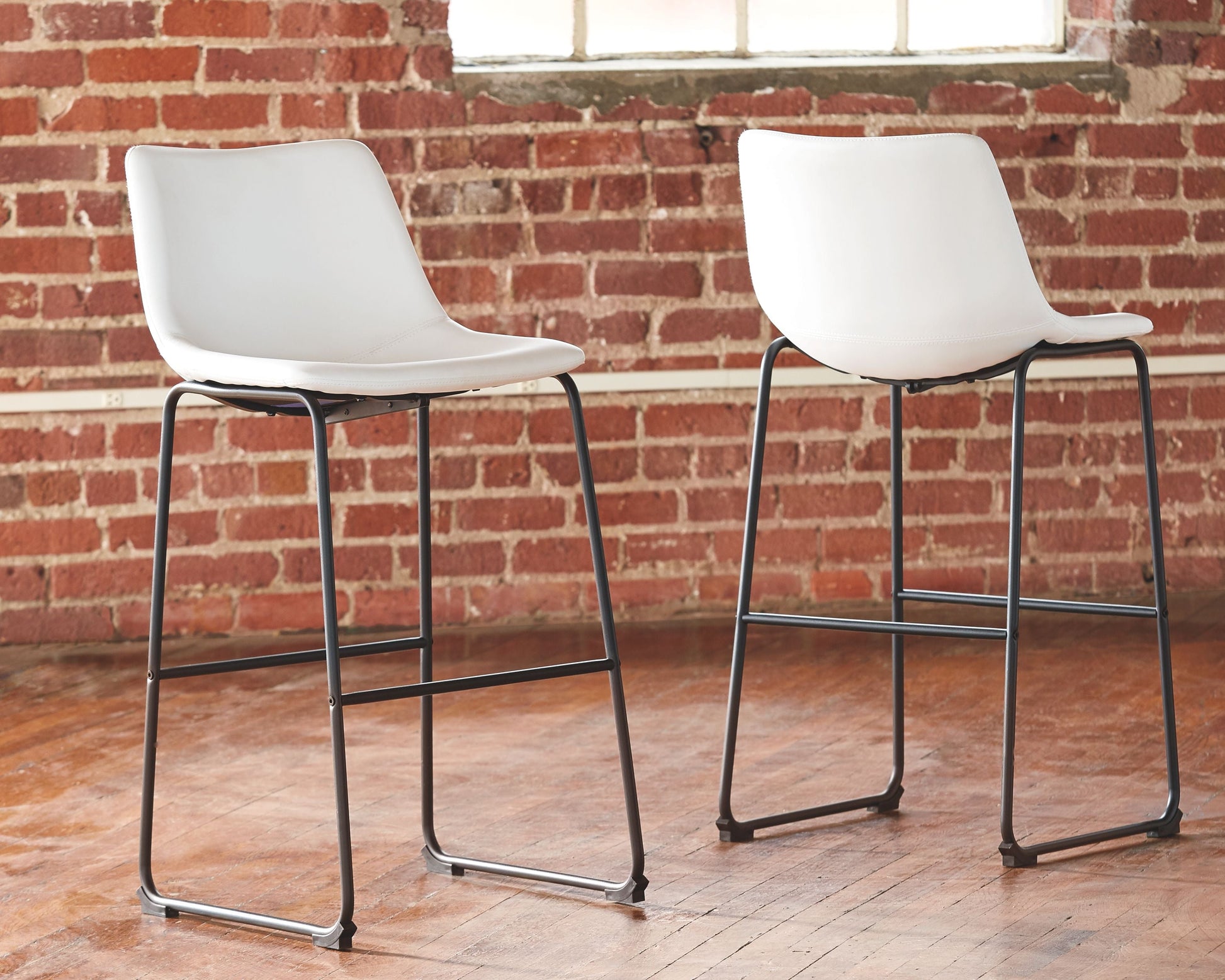 Signature Design by Ashley® Centiar - Upholstered Barstool (Set of 2) | Meri Furniture