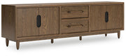 Signature Design by Ashley® Roanhowe - Brown - Extra Large TV Stand | Meri Furniture