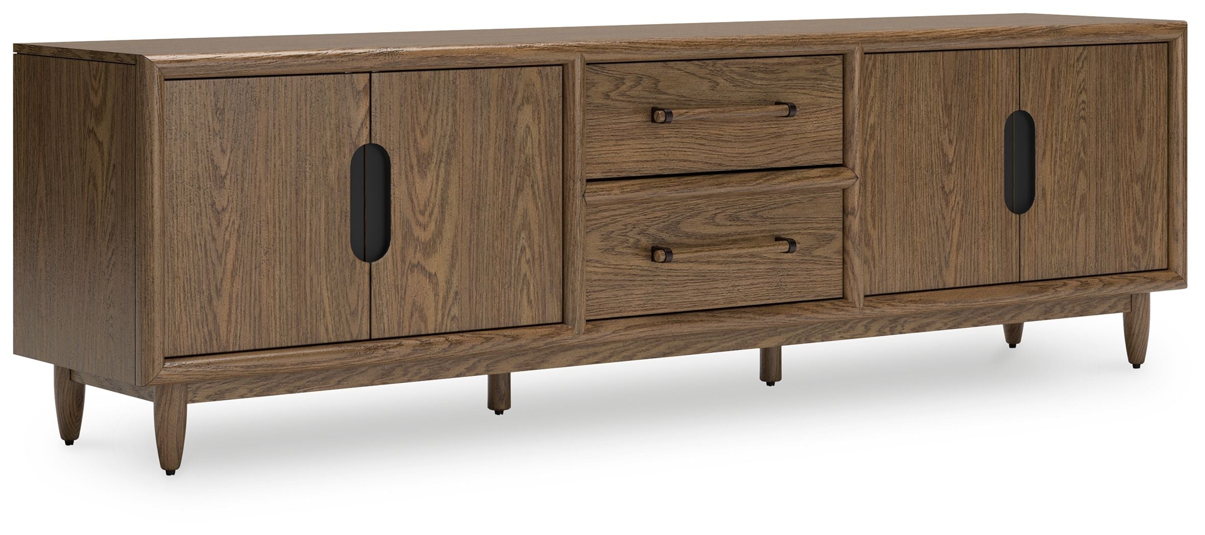 Signature Design by Ashley® Roanhowe - Brown - Extra Large TV Stand | Meri Furniture