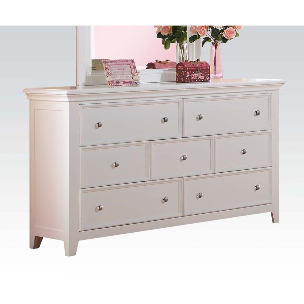 ACME Lacey - Dresser - White | Meri Furniture