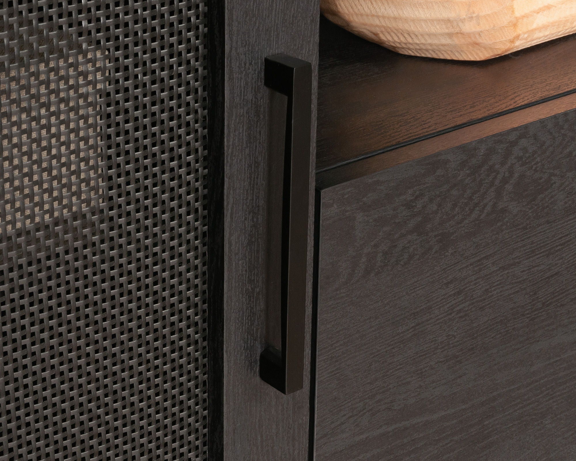 Home Office Credenza in Raven Oak