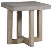 Signature Design by Ashley® Lockthorne - Gray - Square End Table | Meri Furniture