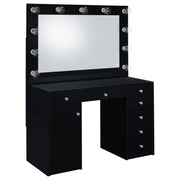 Coaster Fine Furniture Acena - 7-Drawer Vanity Set With Lighting | Meri Furniture