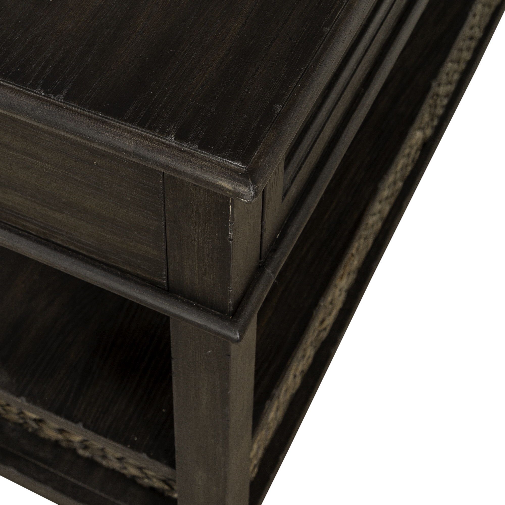 Mill Creek - 2 Drawer Sofa Table - Dark Brown