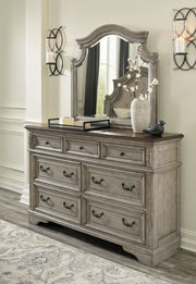 Signature Design by Ashley® Lodenbay - Antique Gray - Dresser, Mirror | Meri Furniture