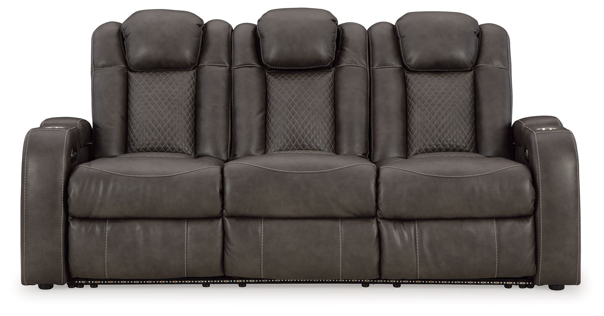 Signature Design by Ashley® Fyne-dyme - Power Reclining Sofa With Adj Headrest | Meri Furniture