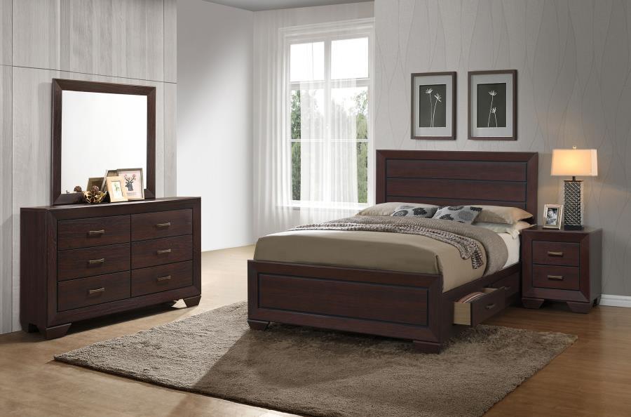 Coaster Fine Furniture Kauffman - Transitional Storage Bed Bedroom Set | Meri Furniture