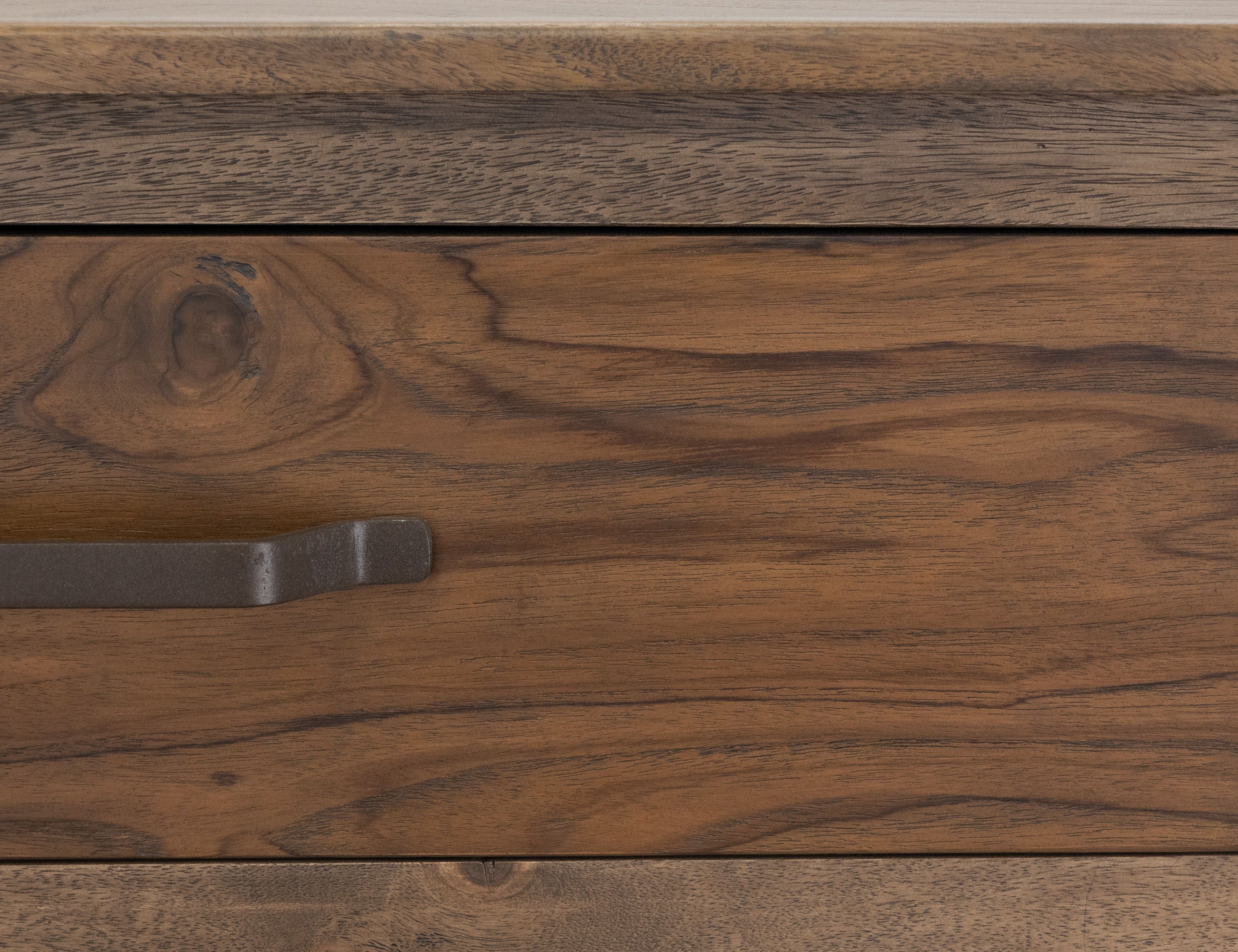 International Furniture Direct Natural Teca - Chest - Brown | Meri Furniture