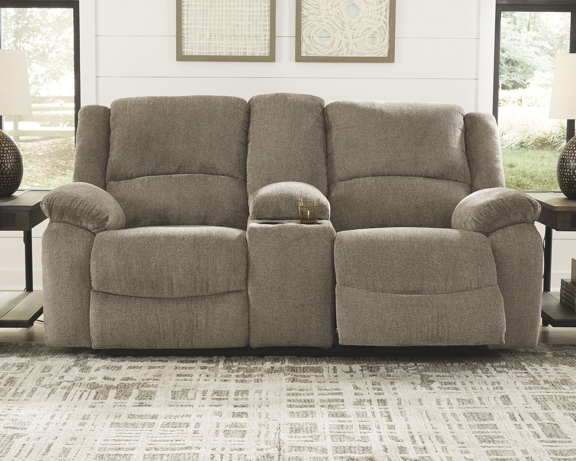 Ashley Furniture Draycoll - Reclining Loveseat | Meri Furniture