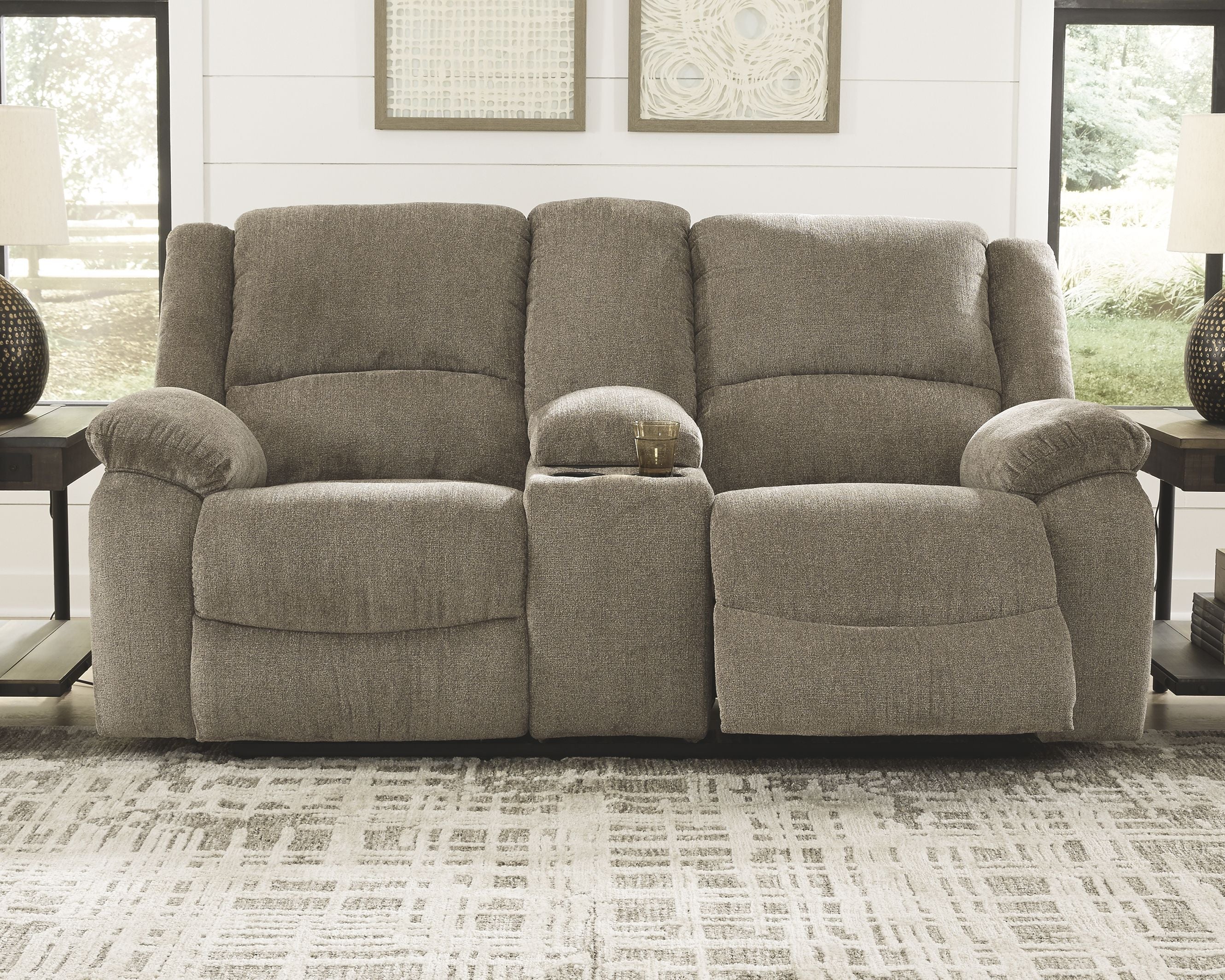 Ashley Furniture Draycoll - Reclining Loveseat | Meri Furniture