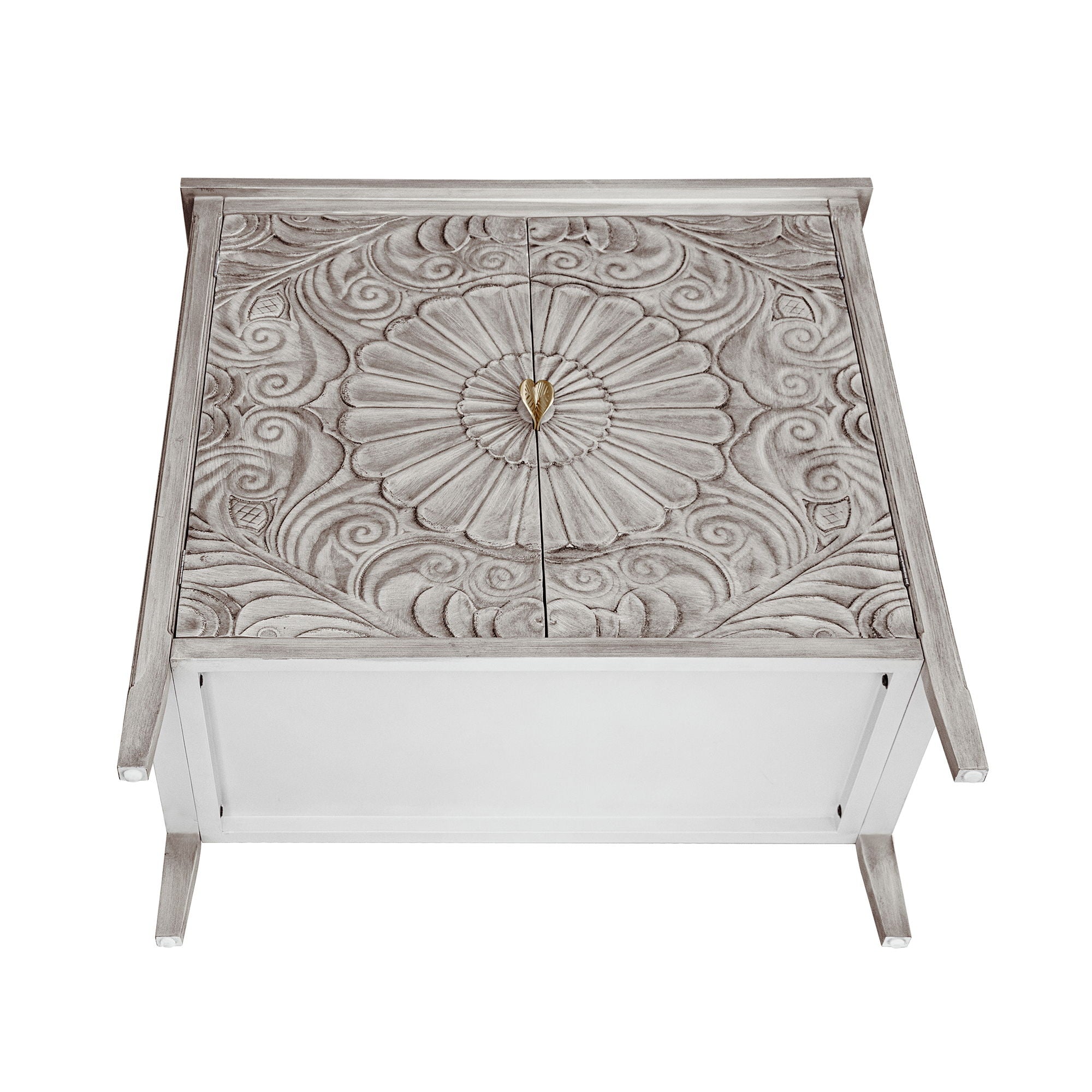 2 Door Cabinet, Suitable For Bedroom - Light Gray