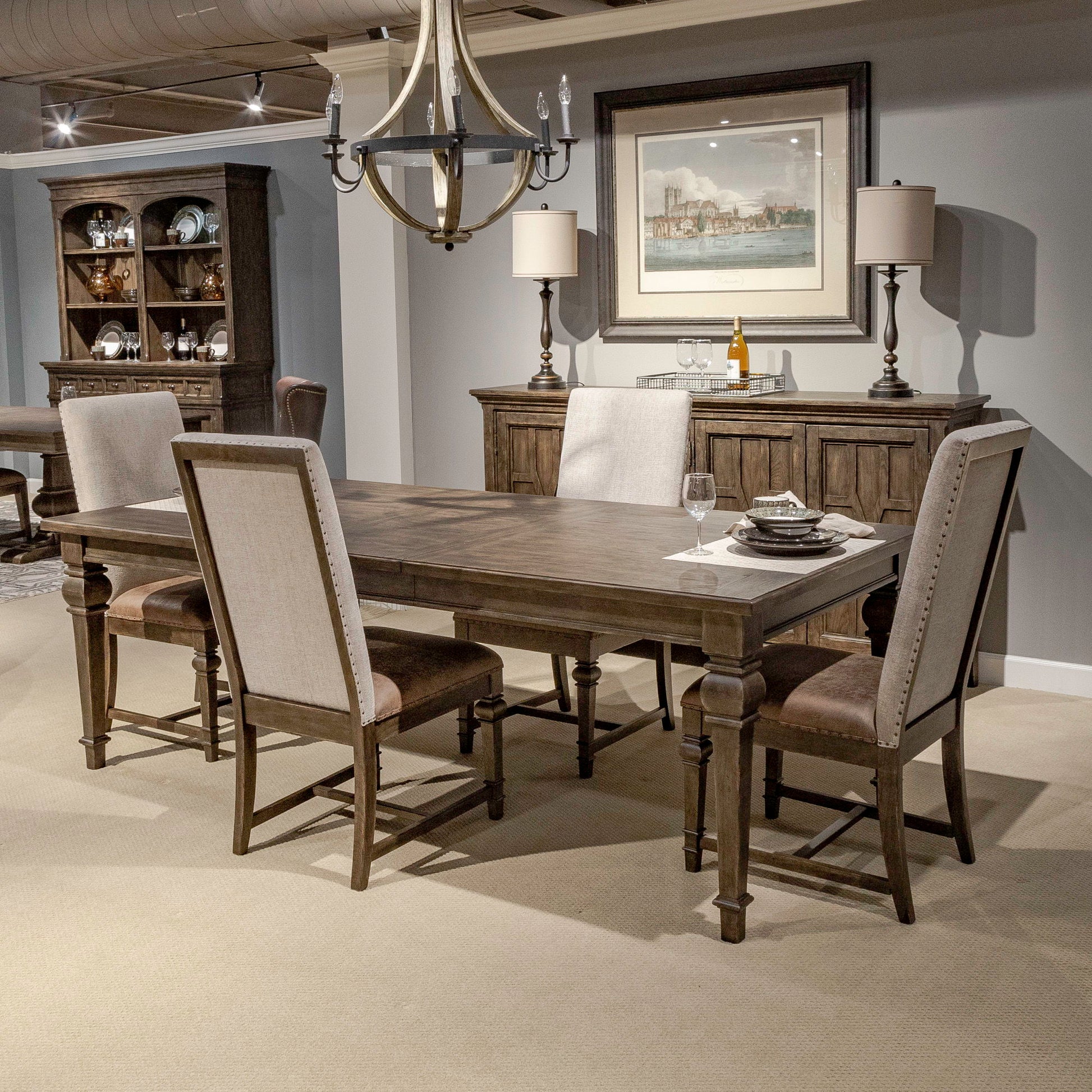 Liberty Furniture Paradise Valley - Opt Rectangular Table Set | Meri Furniture