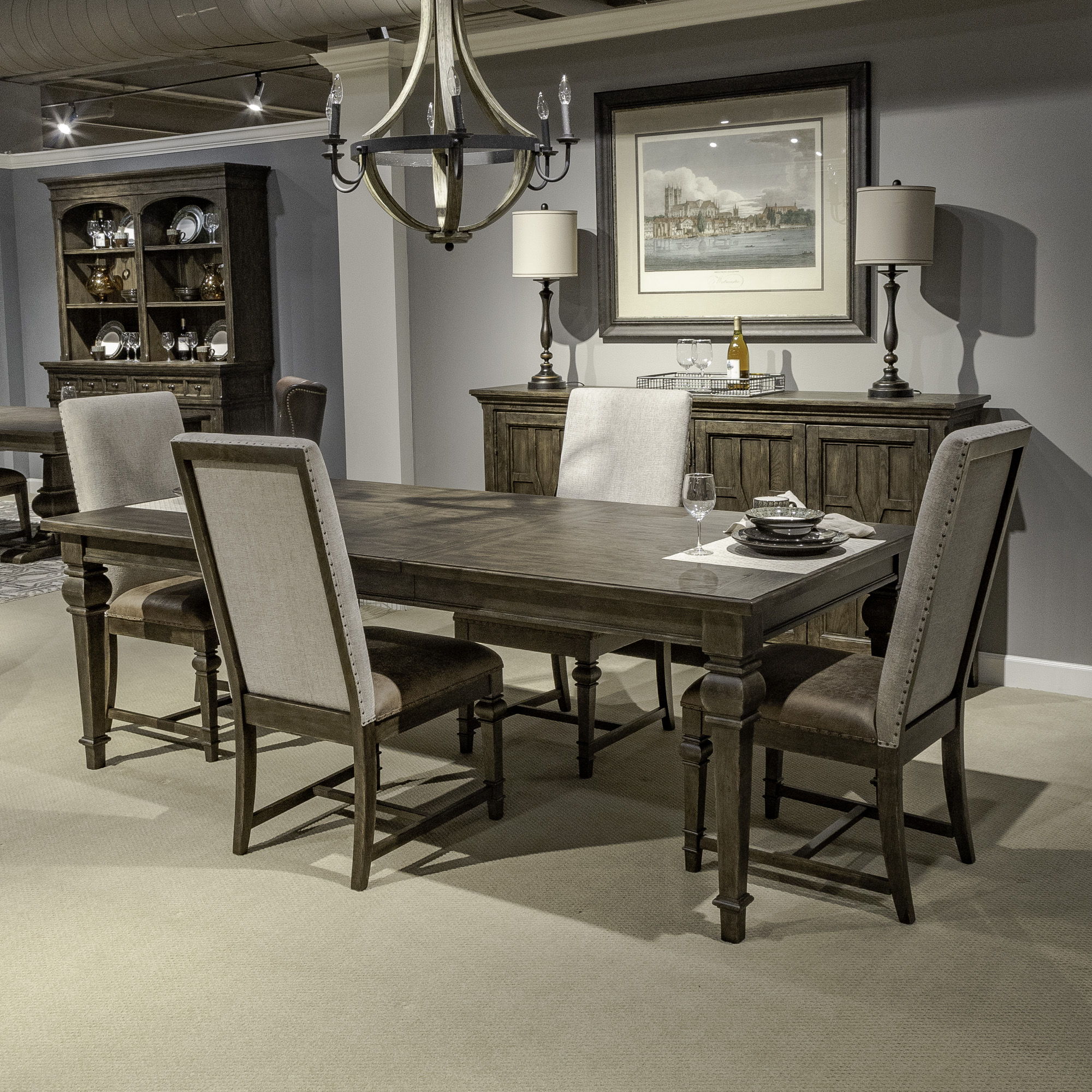 Liberty Furniture Paradise Valley - Opt Rectangular Table Set | Meri Furniture