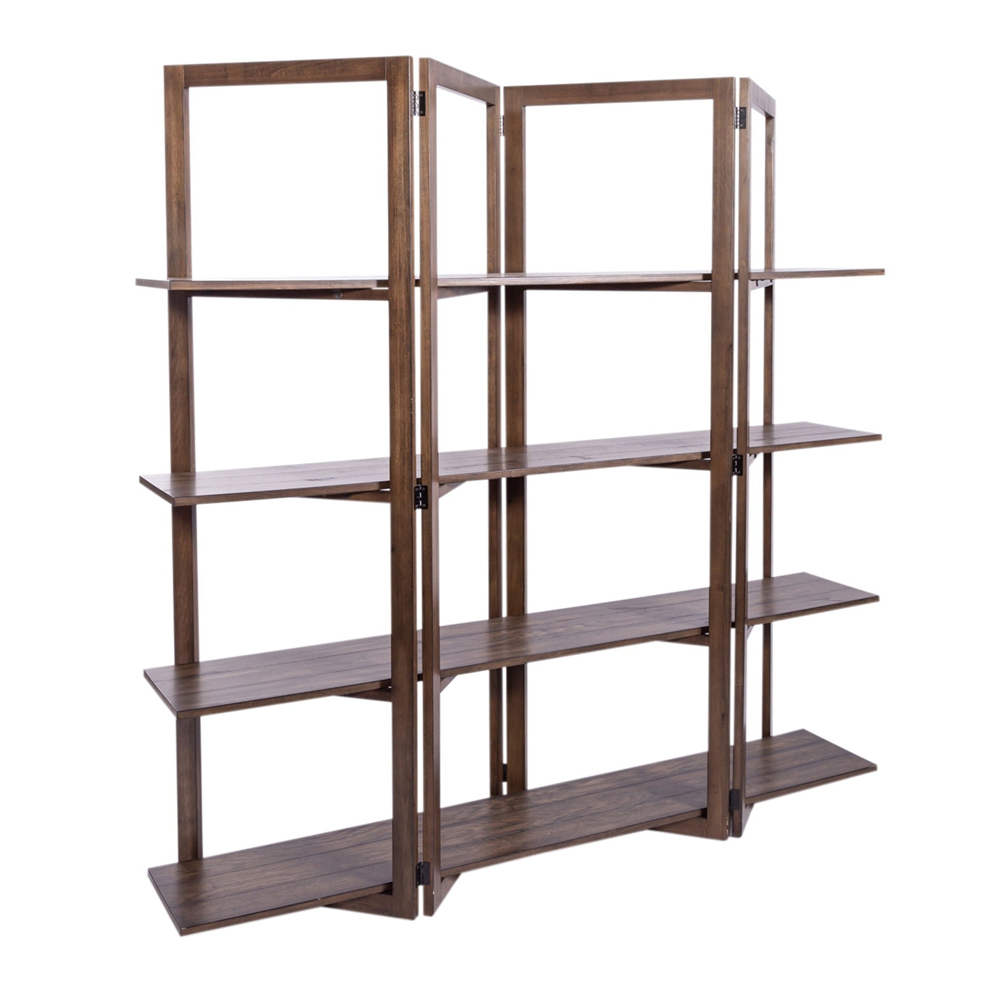 Liberty Furniture Lennox - Open Bookcase - Dark Brown | Meri Furniture