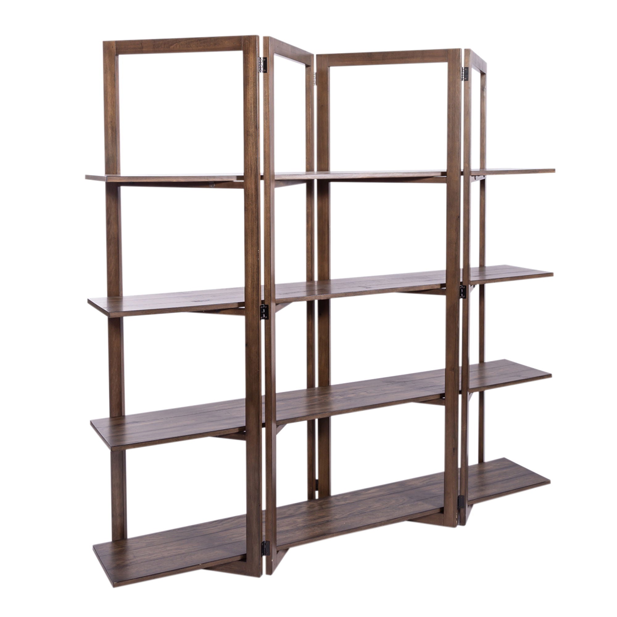 Liberty Furniture Lennox - Open Bookcase - Dark Brown | Meri Furniture
