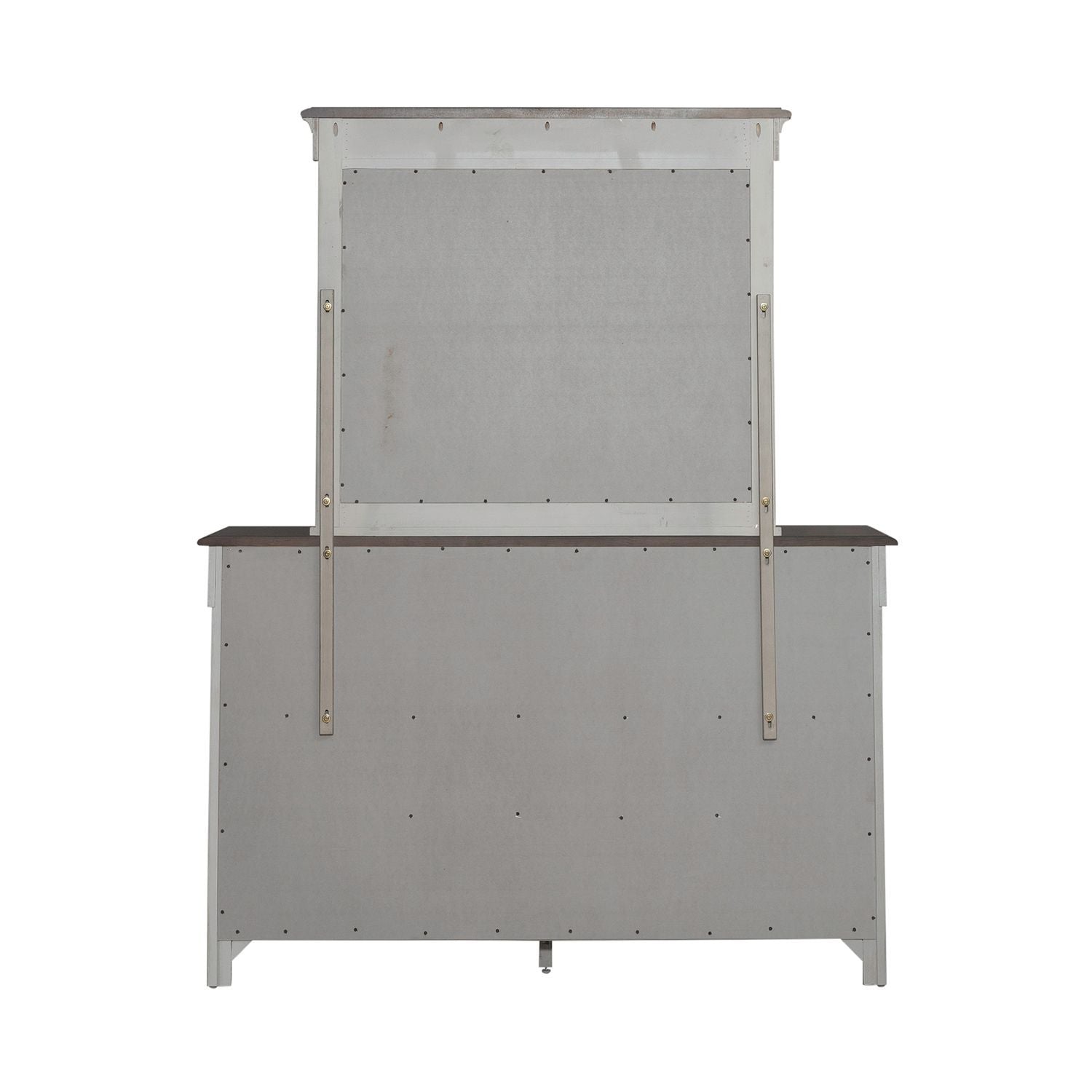 Ivy Hollow - Dresser & Mirror - Weathered Linen / Dusty Taupe