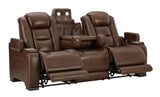 Ashley Furniture The Man-Den - Power Reclining Sofa | Meri Furniture
