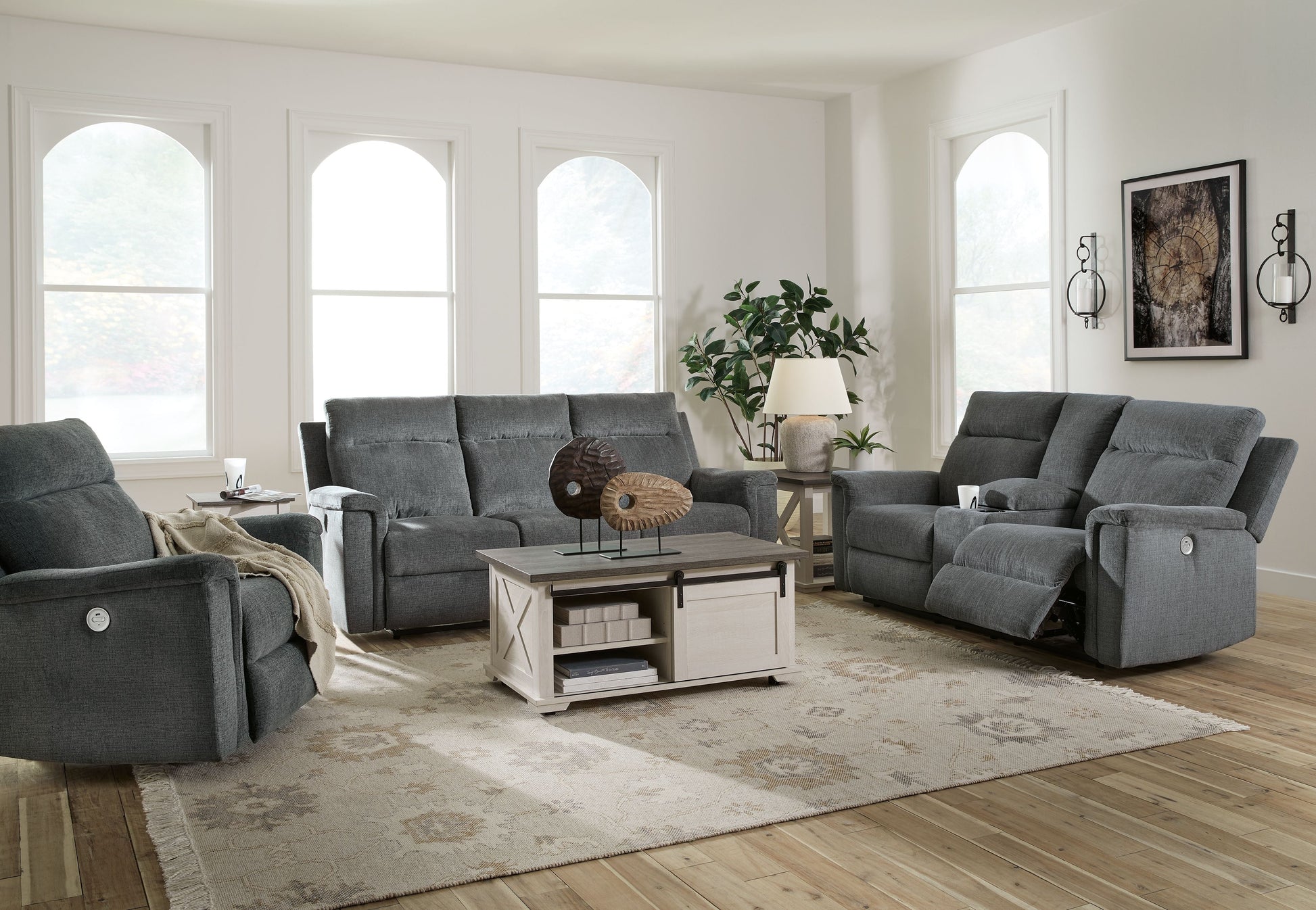 Signature Design by Ashley® Barnsana - Reclining Living Room Set | Meri Furniture