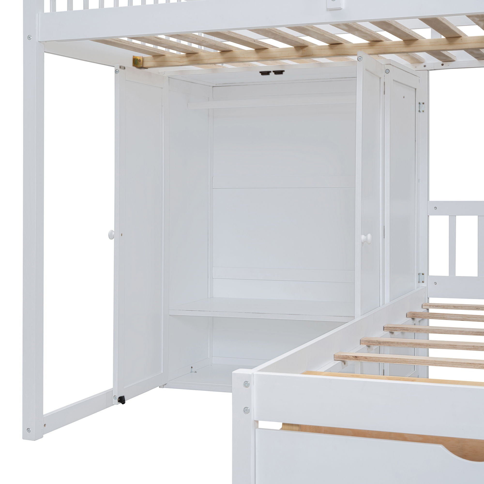 Bunk Bed With Wardrobe, Drawers