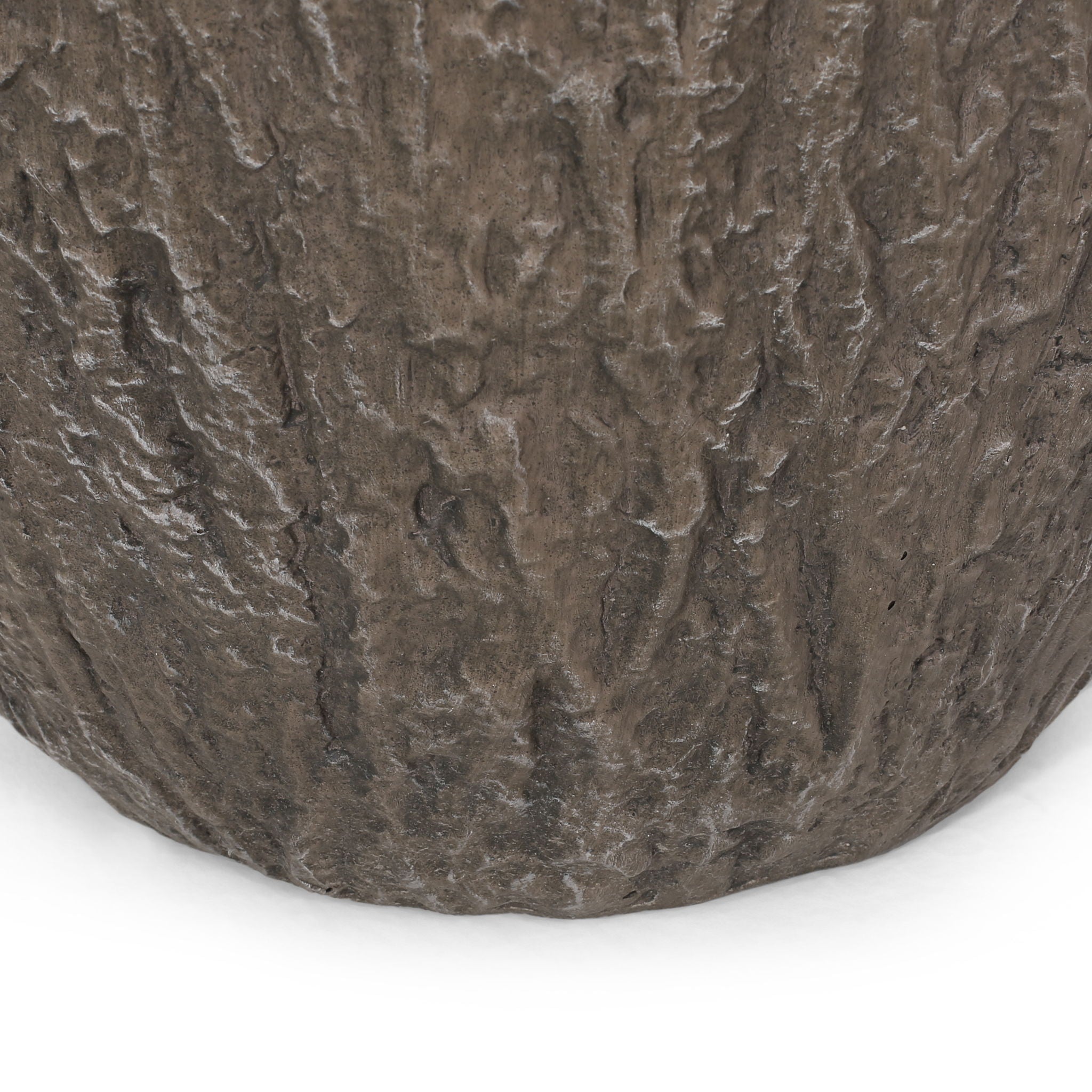 Magnesium Oxide Planter For Outdoor Use - Natural Wood