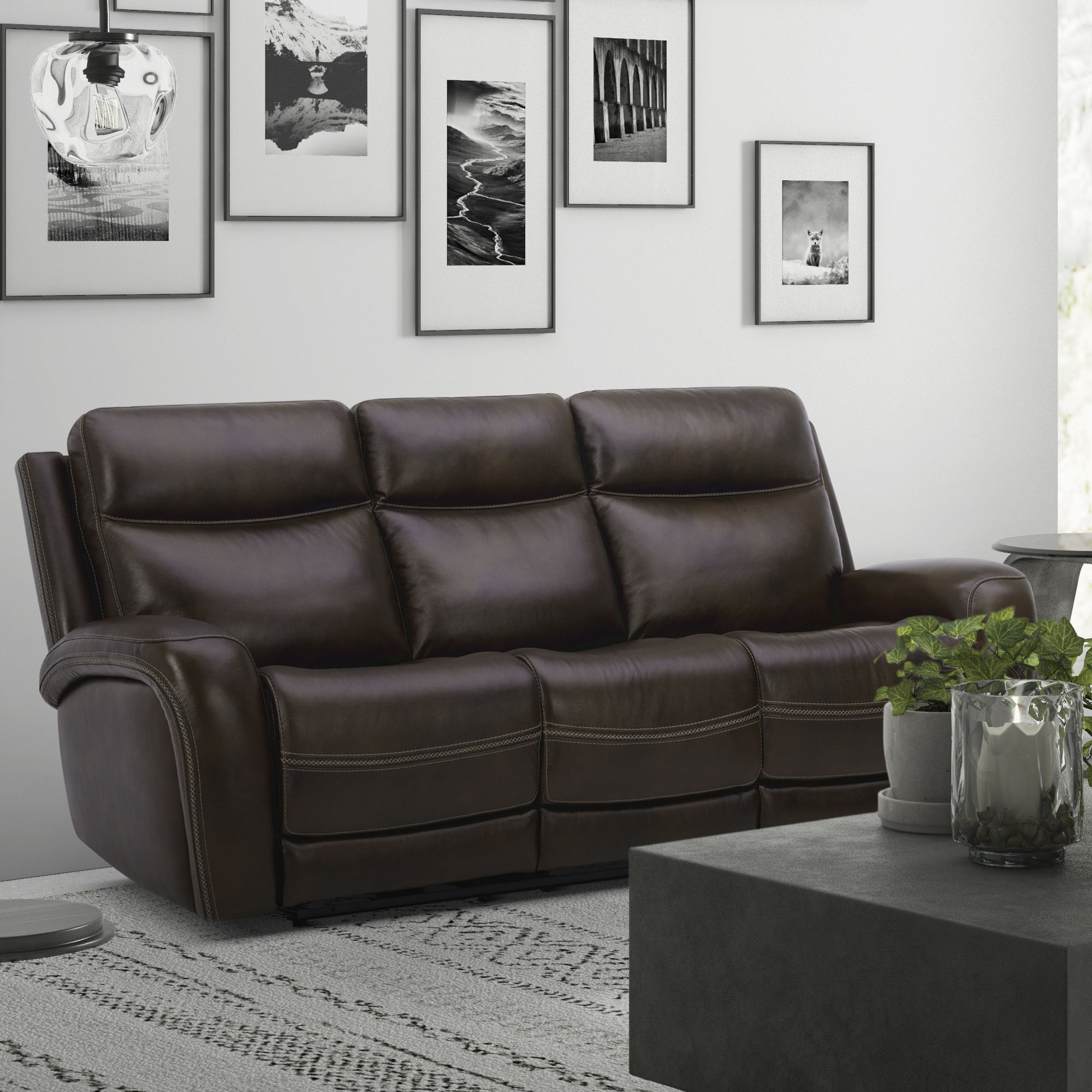 Liberty Furniture Blair - Sofa P2 & ZG - Cognac | Meri Furniture