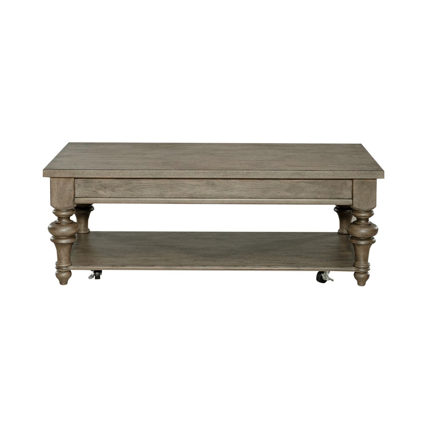 Americana Farmhouse - Rectangular Cocktail Table - Dusty Taupe