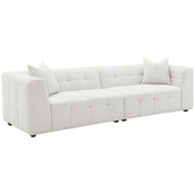 Coaster Fine Furniture Everly - Boucle Upholstered Extra Long Sofa - White | Meri Furniture