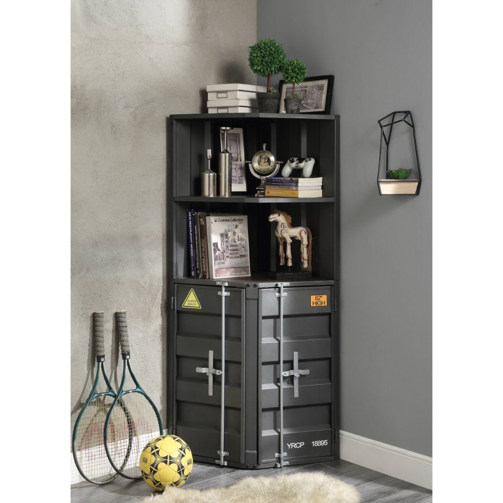 ACME Cargo - Bookshelf - Gunmetal - 60" | Meri Furniture