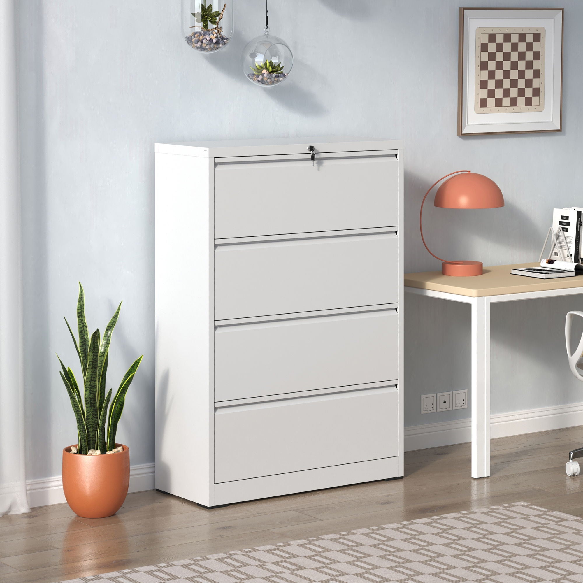 Premium Drawer Metal Lateral File Cabinet With Lock