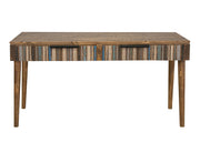 International Furniture Direct Tiza - Desk - Peanut Brown | Meri Furniture