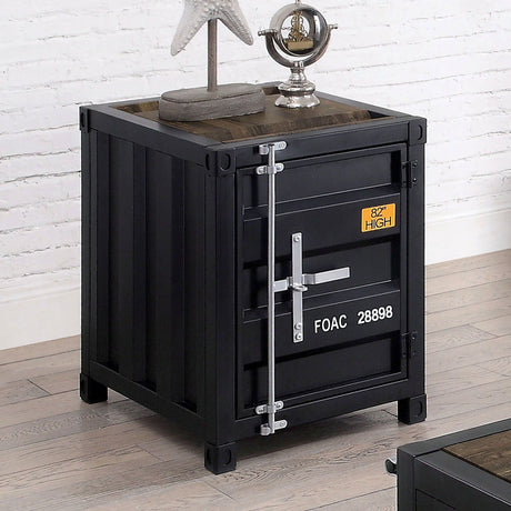 Furniture of America Dicargo - End Table - Black | Meri Furniture
