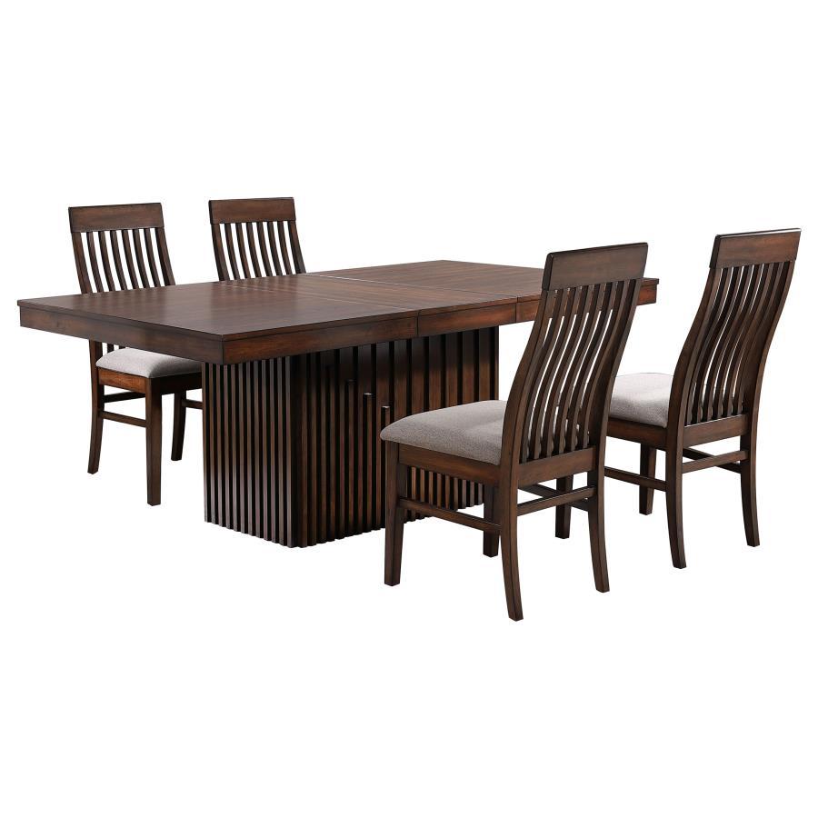 Coaster Fine Furniture Briarwood - Extension Leaf Dining Table Set | Meri Furniture