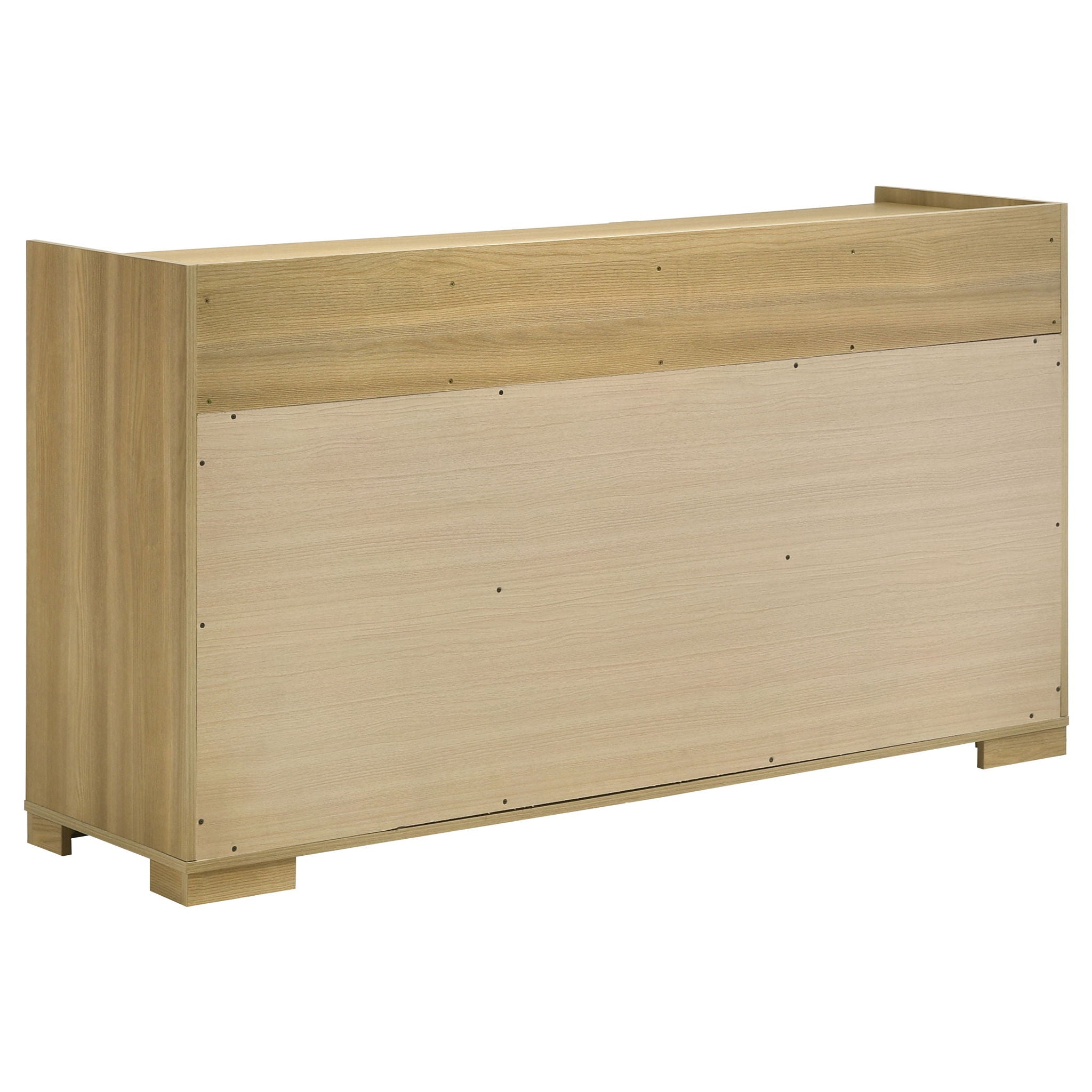 Lincoln - 4 Piece Queen Bedroom Set With LED Lighting - Natural