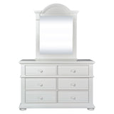 Summer House - 6 Drawers Dresser & Mirror - White