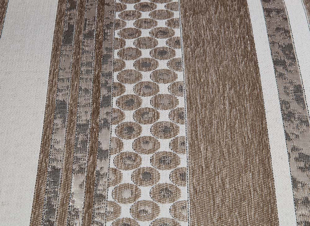 Ragnar - Sofa With 7 Pillows - Light Brown Linen & Cherry