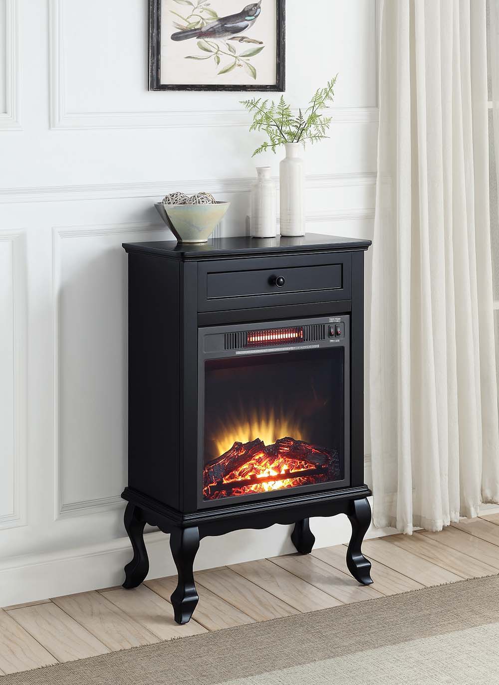 ACME Eirene - Fireplace. | Meri Furniture