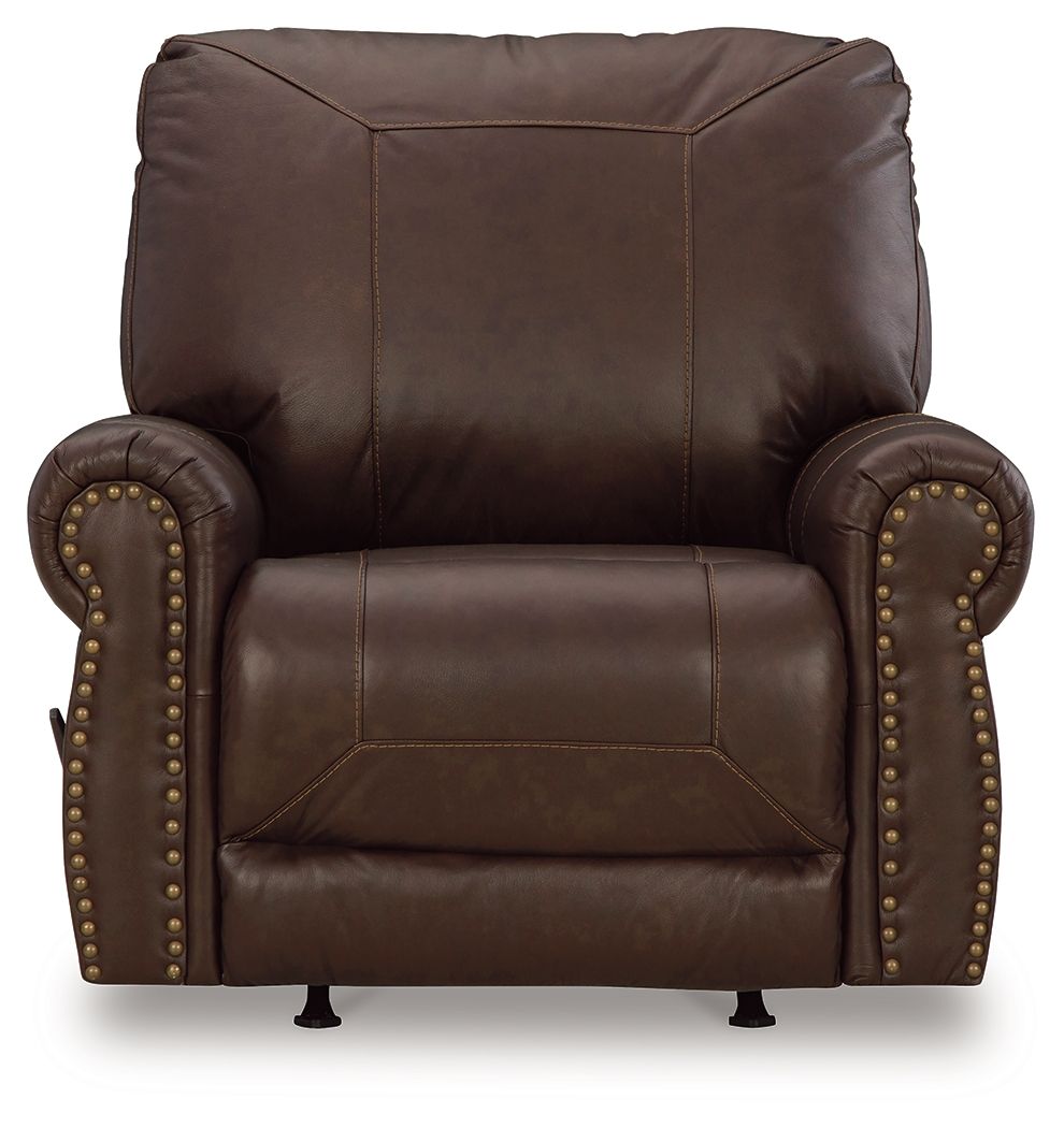 Signature Design by Ashley® Colleton - Dark Brown - Rocker Recliner | Meri Furniture